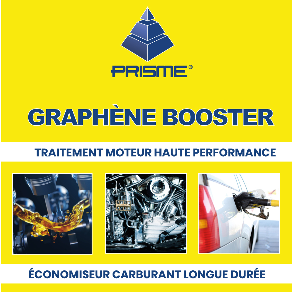 Graphène Booster®, additif huile moteur, réducteur de consommation